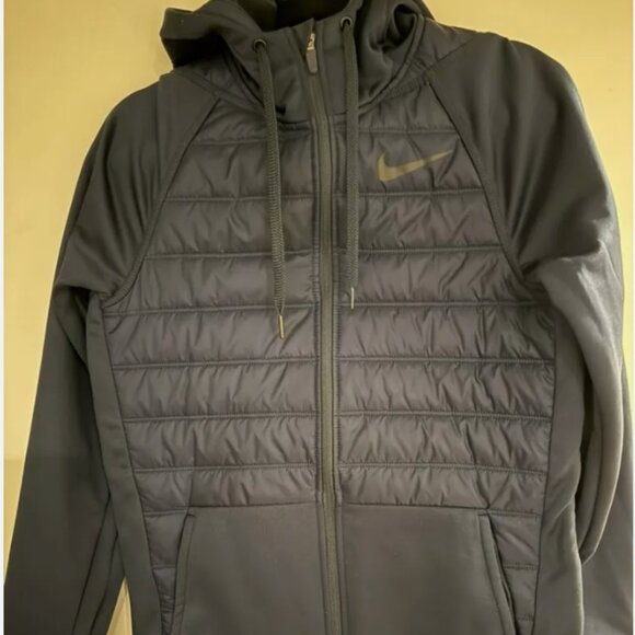 Nike Other - LIMITED EDITION NIKE SMALL NAVY ACTIVEWEAR INSULATED THERMA-FIT HOODIE JACKET